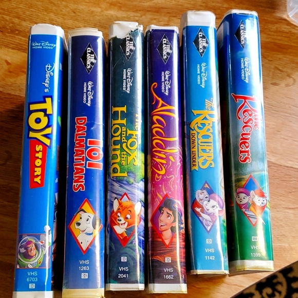 Disney Art Black Diamond Vhs Disney Movies Aladdin Poshmark